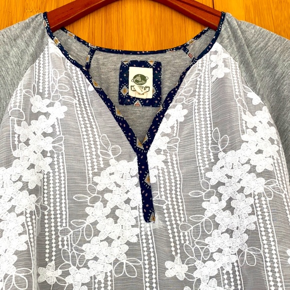 ANTHROPOLOGIE Dulcinea Embroidered Blouse - Picture 4 of 7